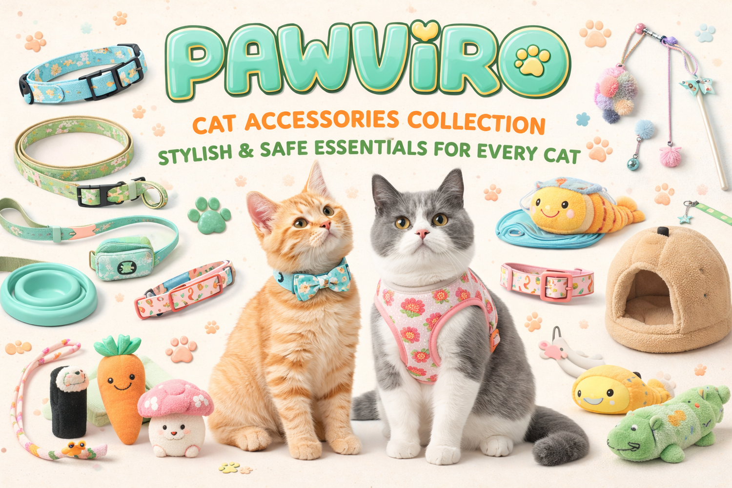 Cat accessories collection