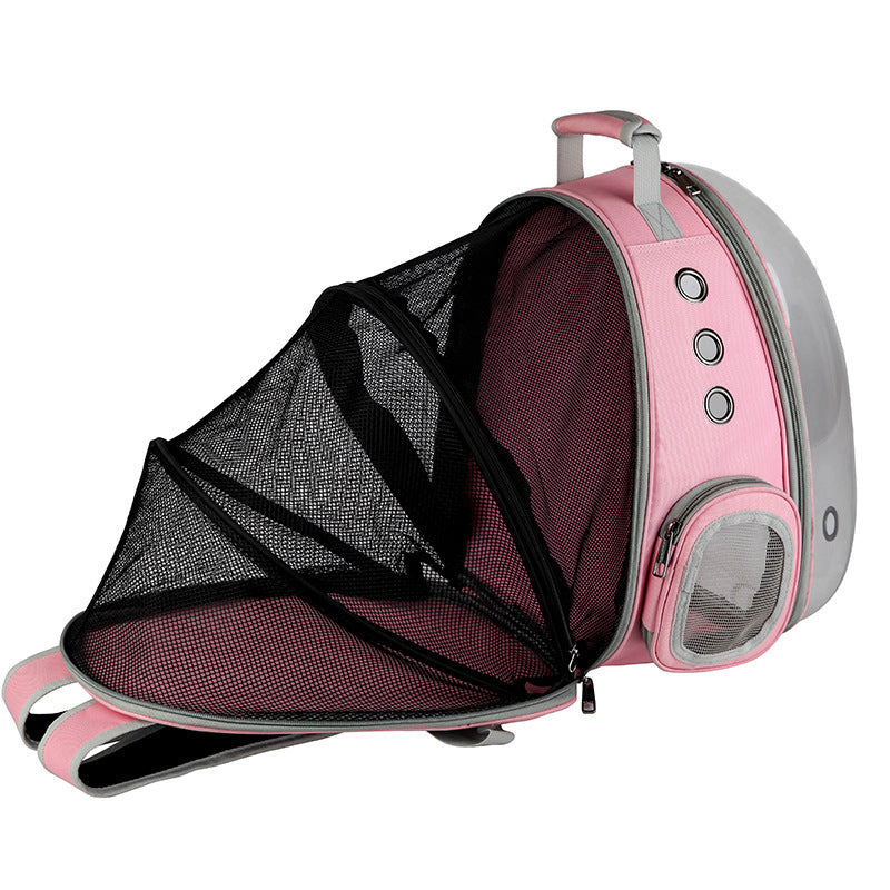 Portable Pet Backpack Carrier Bubble, New Space Capsule Design 360 Degree Sightseeing Rabbit Rucksack Handbag