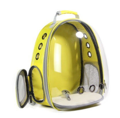 Portable Pet Backpack Carrier Bubble, New Space Capsule Design 360 Degree Sightseeing Rabbit Rucksack Handbag