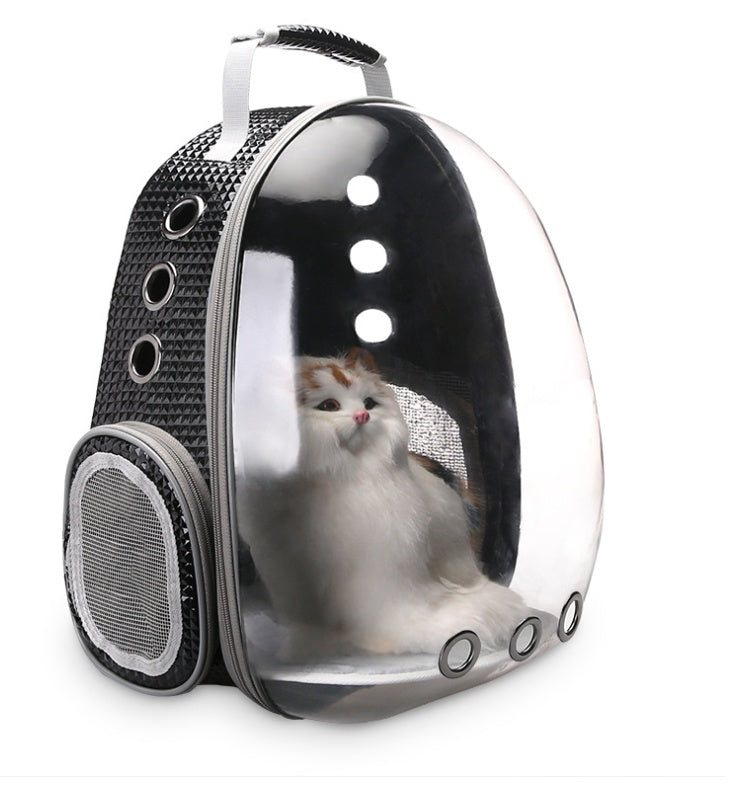 Portable Pet Backpack Carrier Bubble, New Space Capsule Design 360 Degree Sightseeing Rabbit Rucksack Handbag