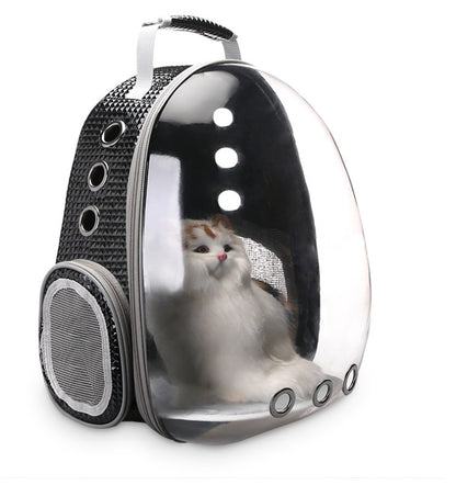 Portable Pet Backpack Carrier Bubble, New Space Capsule Design 360 Degree Sightseeing Rabbit Rucksack Handbag