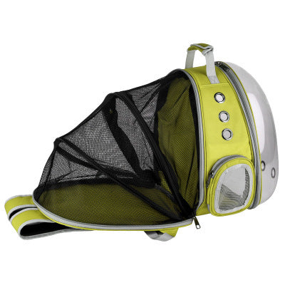 Portable Pet Backpack Carrier Bubble, New Space Capsule Design 360 Degree Sightseeing Rabbit Rucksack Handbag