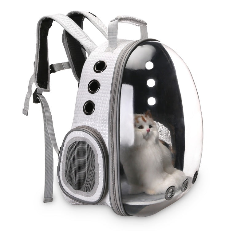 Portable Pet Backpack Carrier Bubble, New Space Capsule Design 360 Degree Sightseeing Rabbit Rucksack Handbag