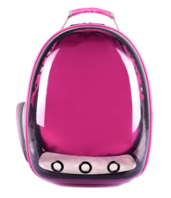 Portable Pet Backpack Carrier Bubble, New Space Capsule Design 360 Degree Sightseeing Rabbit Rucksack Handbag