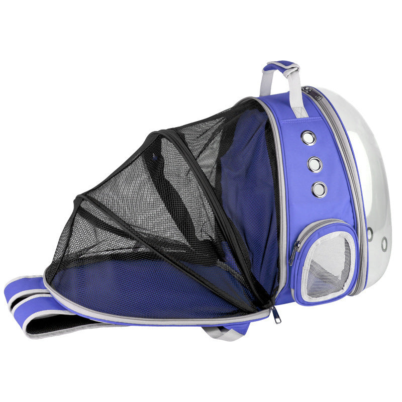 Portable Pet Backpack Carrier Bubble, New Space Capsule Design 360 Degree Sightseeing Rabbit Rucksack Handbag