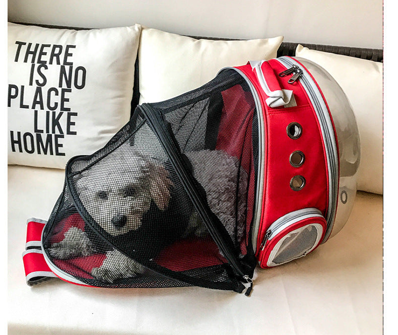 Portable Pet Backpack Carrier Bubble, New Space Capsule Design 360 Degree Sightseeing Rabbit Rucksack Handbag