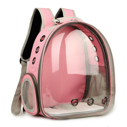 Portable Pet Backpack Carrier Bubble, New Space Capsule Design 360 Degree Sightseeing Rabbit Rucksack Handbag